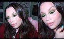 St. Patrick's Day Week Day 1 | Simple Neon Green Liner Make-Up Tutorial