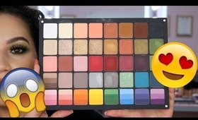 Mega Palette! (40 eyeshadows Inglot palette) | ChristineMUA