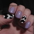 Lavender And Chevrons