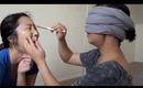 Blindfolded Make Up Challenge!
