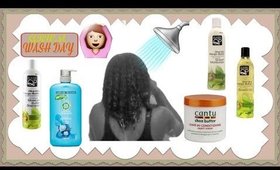 GRWM NATURAL HAIR | A Regular Wash Day (Start To Finish).