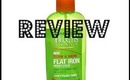 REVIEW: Garnier Frutics sleek and shine Flat Iron Perfector plus unboxing Naturally Curly!