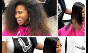 WATCH ME TURN 3B NATURAL HAIR INTO SILK!