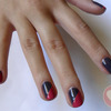 Bicolor nails