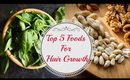 Top 5 Foods For Strong Healthy Hair, Prevent Hair Loss & Grow Your Hair Fast