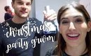 CHRISTMAS PARTY GET READY WITH ME (vlog style) | Lily Pebbles Vlogmas