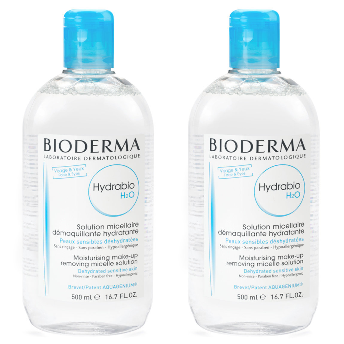 Bioderma Hydrabio H2O 500 ml Duo Special alternative view 1 - product swatch.