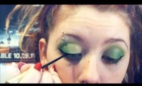 Green and Yellow Eyeshadow Tutorial