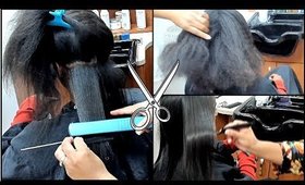 SILK PRESS ON NATURAL  HAIR (VOICEOVER)