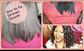 How to Fix Uneven Hair Growth | Hair Tips For Texlaxed, Relaxed & Natural Hair Types