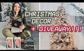 HUGE $10K HOLIDAY GIVEAWAY + DECORATE WITH ME FOR CHRISTMAS! | AMANDA ENSING