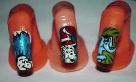 Dr Suess inspired Nail Art - 3 Tutorials in One
