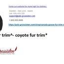 Coyote Fur Trim^- Coyote Fur Trim*