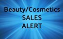 Sales Alerts Beauty/Cosmetics