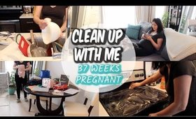 PREGNANT CLEAN WITH ME MOTIVATION || 37 WEEKS PREGNANT CLEANING ROUTINE || DIANA SUSMA