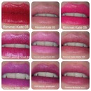 Lipstick swatches :)