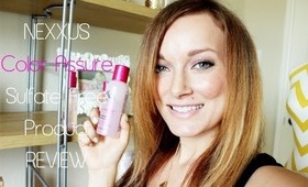 Nexxus Color Assure SULFATE FREE Hair Care System REVIEW