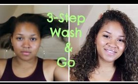 3 Steps to the Simplest Wash & Go EVER !