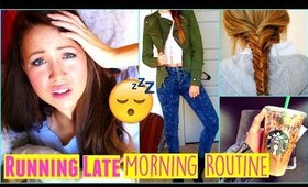 MORNING ROUTINE | Running Late For School 2015