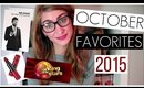 October Favorites 2015