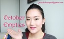 October Empties | peachsbeauty