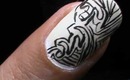 Modern Art Inspired! Easy nail design- beginners nail designs for short nails tutorial at home
