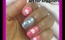 Hello Kitty Nail Tutorial for Beginners