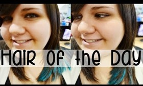 Hair of the Day - HOTD - Teal Hair Extensions | Instant Beauty ♡
