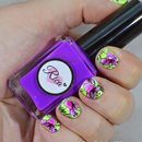 Lead light floral stamping