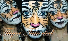 Tiger make-up tutorial