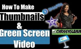 How To Make Thumbnails & Green Screen Video With Keynote