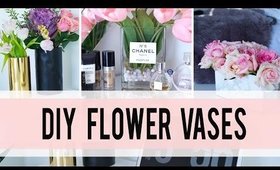 EASY Valentine's DIY Flower Vases | ANN LE