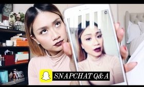 Snapchat Q&A: travel, boyfriend, doing youtube  | HAUSOFCOLOR
