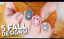 5 Matte Nail Art Designs For FALL! 🍂