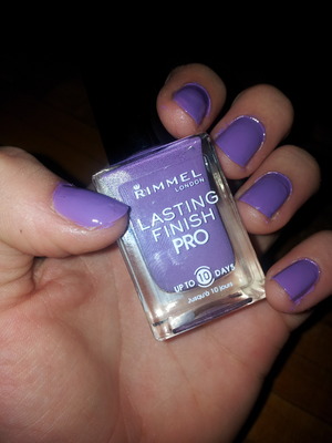 Just tried the Rimmel London Lasting Finish PRO and loving it, it's in the colour 370 Wild Orchid. 