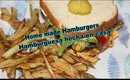 Home made hamburgers   Hamburguesa hecha en casa