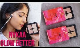 *NEW* NYKAA GLOW GETTER Highlighter | Review & Swatches | Stacey Castanha
