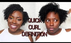 Styling my new haircut!│Curl defining short tapered hair