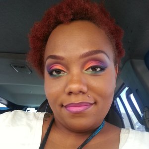 I used urban decay electric palette and the orange was from the acid palette by sleek.