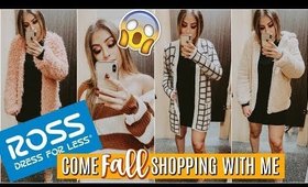 You WON'T Believe the FALL FASHION I found at ROSS & COME SHOPPING WITH ME