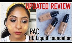 UPDATED: PAC HD LIQUID FOUNDATION REVIEW & SWATCHES | 24 Shades | Stacey Castanha