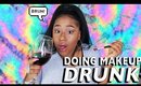 DRUNK MAKEUP TUTORIAL! COMPLETE BLACKED OUT FAIL!