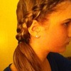 French braid/ponytail