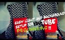 Easy Light And Background Setup For Youtube Beginners!!