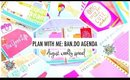 Plan with Me: BAN.DO Agenda | August Weekly Layout