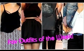 Favorite Outfits of the Week! | Ft. Brandy Melville, American Eagle + More! ♡