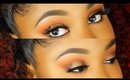 Warm Orange & Golden Bronze Eyes Fall Makeup Tutorial | Samirah Gilli