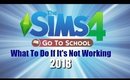 Sims 4 Go To School What To Do If The Mod Isn't Working