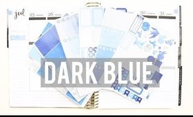 DARK BLUE PLAN WITH ME