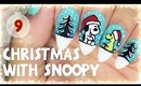 9. Christmas with Snoopy nail art | Advent Calendar 2016
